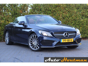 Mercedes C-klasse Cabrio 200 AMG Style Nav|Nekverw.|Leder|Pdc|Lmv|1e eigenaar.