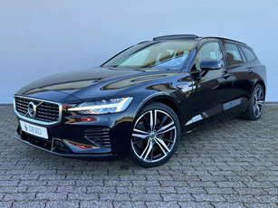 Volvo V60 T6 Recharge R-design, Panoramadak, 360 graden camera, Keyless, Head-up, Trekhaak