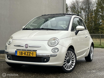 Fiat 500 1.4 -byDiesel / Leer / Schuifdak / ParelWit / APK