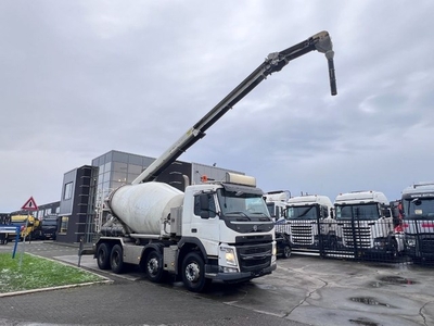 Volvo FM 410 8X4 MIXER 9m3 + LIEBHERR CONVEYOR BELT