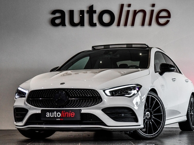 MERCEDES CLA-KLASSE 220 4MATIC AMG. Memory, Pano, Keyless, Burm, Camera, Carplay, Sfeer!