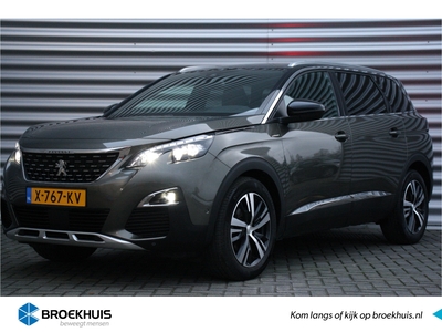 PEUGEOT 5008 1.2 PURETECH 130PK 7-ZITS GT-LINE AUTOMAAT / NAVI / LEDER / CLIMA / PDC / 18