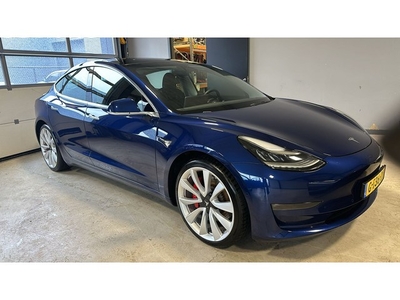 Tesla Model 3 Performance 75 kWh BTW Panoramadak NAP