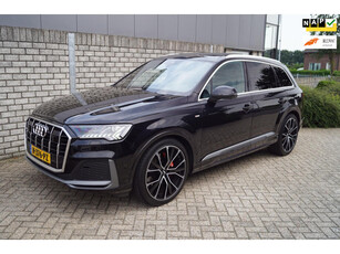 Audi Q7 55 TFSI quattro Pro Line S Line Autom Panodak Luxe Leder Adaptieve Cruise Luchtvering Navi Camera Clima LMV ENZ NL Auto.