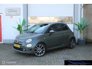 Fiat 500 0.9 TwinAir Turbo Sport Matgroen | Abarth | Leder