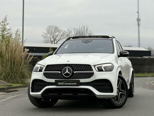 Mercedes GLE-klasse 350 de 4MATIC AMG Panoramadak|Luchtvering|Burmester®|Camera 360°|Stoel ventilatie|Head-up|Distronic|Night pakket