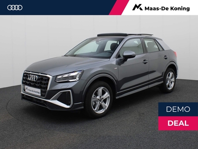 AUDI Q2 35 TFSI/150PK S Edition · Panoramadak · Leder/Stof bekleding · Stoelverwarming·