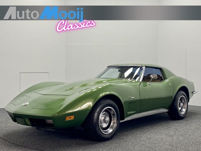 Chevrolet Corvette Chevrolet C3 *Chrome Bumper* Elkhart Green / 1973 One year only / Targa / 350 V8 / Automatic