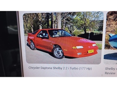 Chrysler Daytona Shelby 2.5i Turbo bj1992 geen roest en