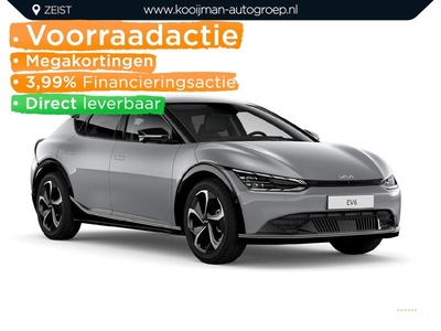 Kia EV6 Plus Advanced 77.4 kWh Stuntprijs | Leverbaar maart 2024 | Electr. schuifkanteldak | 20 inch | Navi | Adapt. Cruise Control | Climate control | Apple carplay-Android auto | enz...