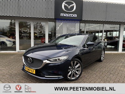 MAZDA 6 2.0 SkyActiv-G 165 Signature Automaat | SCHUIF- KANTEL DAK | LEDER | 360 GRADEN CAMERA | ADAPTIEVE CRUISE |