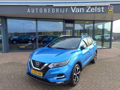 Nissan QASHQAI 1.2 Tekna 116 PK, Airco(automatisch), Multimedia systeem, Panorama dak, Bluetooth telefoonverbinding, Navigatie, Stoelverwarming Zeer nette auto, BOVAG