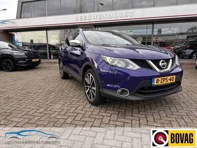 Nissan QASHQAI 1.6 Tekna, leer, navi, pano, camera, trekhaak 1.500 kg, NL -dealerauto