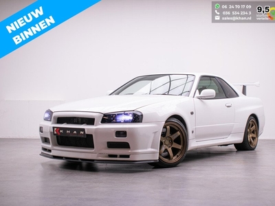 Nissan SKYLINE GT-R R34 GT-R V-spec | QM1 White | HKS RB28 | GTR | 850Hp |