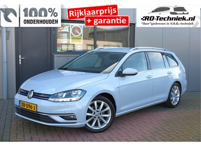 VOLKSWAGEN GOLF Variant 1.5 TSI 130pk H6 Highline , Virtual cockpit,Navigatie, Carplay , PDC, Achteruitrijcamera,Stoel verwarming , Trekhaak afneembaar, Buitenspiegels inklapbaar, Kleur White silver. etc.