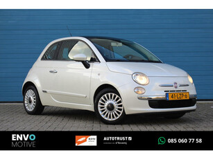 Fiat 500 1.2 Lounge Automaat/Airco/Panorama/LMV/AUX/Winterb.