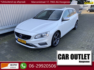 Volvo V60 1.6 T3 R-Design 156Dkm.NAP, Leer/Alc. Clima, CC, Navi, Schuif/Kanteldak, PDC, LM, Afn.Trekh, nw. APK – Inruil Mogelijk –