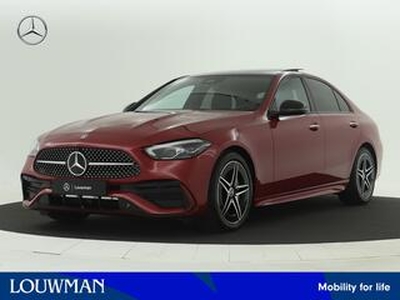 Mercedes-Benz C-KLASSE 200 AMG Line | Premium Plus pakket | Panoramaschuifdak | Nightpakket | Trekhaak | MBUX augmented reality voor navigatie | Parkeerpakket met 360?-camera |