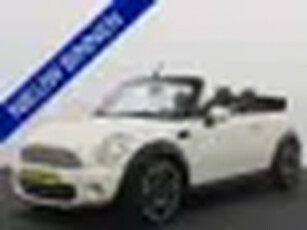 MINI Cabrio 1.6 Cooper Pepper BRUIN LEDER / STOELVERW / NAVI / CLIMA / PDC / CRUISE / NL-AUTO