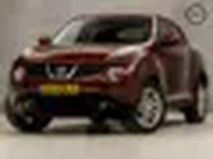 Nissan Juke 1.6 Tekna Automaat (NAVIGATIE, NAP, STOELVERWARMING, CLIMATE, CAMERA, LEDEREN SPORTSTOEL