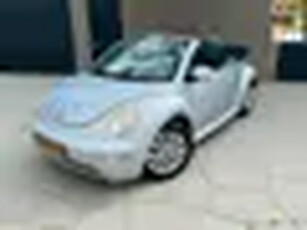 Volkswagen New Beetle Cabriolet 1.6 Turijn Comfort Airco een hele mooie en echte Beetle Cabrio dealer onderhouden