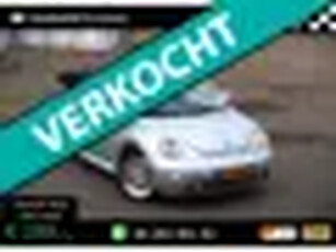 Volkswagen New Beetle Cabriolet 2.0 Highline Cabriolet Automaat Leder Stoel verwarming