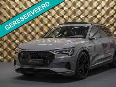 Audi e-tron 55 360pk Quattro 95 kWh Panoramadak Bang&Olufsen Luchtvering *INCL BTW* Matrix led Trekhaak Nardo grey Adaptive cruise 360 camera