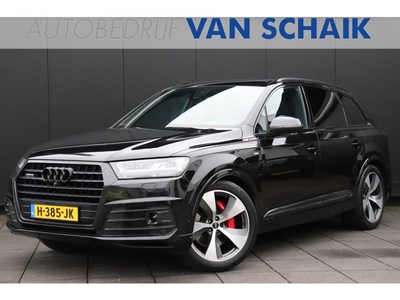 Audi Q7 3.0 TDI quattro Pro Line + | 3X S-LINE | 7 PERSOONS | BOSE | PANO | LEDER | STANDKACHEL | LUCHTVERING | SOFT-CLOSE | NAVI | TREK