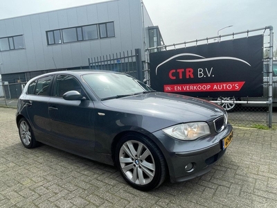 BMW 1-serie 120d Graphite 163PK (bj 2008) Clima|Leer|M-Stuur|Navi!