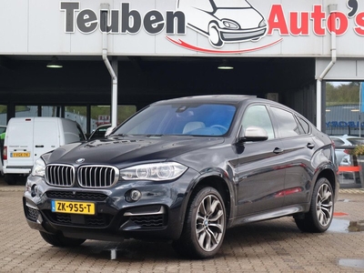 BMW X6 M50d 360 Camera, Schuif- kanteldak, Stoelverwarming voor en achter, Stoelventilatie voor, Stuurwiel verwarmbaar, Trekhaak, Head up display, Standkachel