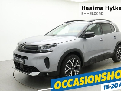 Citroen C5 Aircross 1.2T Automaat Shine | Schuif-/kanteldak | Lederen bekleding | Elektr. achterklep | Stoelverwarming | Adaptieve Cruise | FULL LED | ACTIEPRIJS | Snel leverbaar!