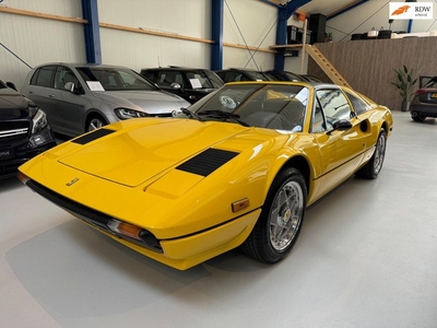 Ferrari 308 GT Spider Inj. - Giallo Nuovo Fly - Zwart leder