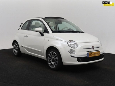 Fiat 500 C 1.2 Lounge Cabriolet/9600km!!!/NL.Auto/Topstaat!/Climatronic/Lichtmetalen velgen/Dealer Onderhouden