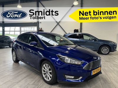 Ford Focus 1.5 EcoBoost 150 pk Titanium | Trekhaak | Navi | Cruise | Keyless entry | Voorruit verw. | 100% dealer onderh.