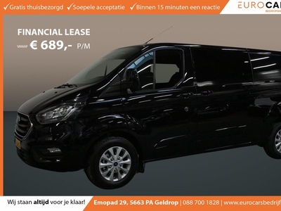 Ford Transit Custom 300 2.0 TDCI L2H1 Limited Dubbele cabine Aut. Navi| Airco| 2 Schuifdeuren | Trekhaak| PDC| Carplay| DAB|