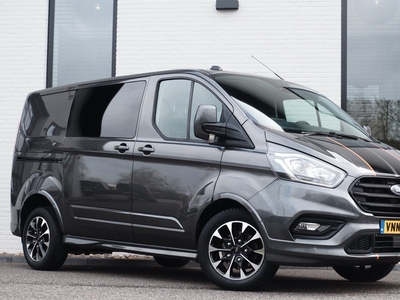 Ford Transit Custom 320 2.0 TDCI / Automaat / Lang / Sport / DC / 2x Schuifdeur / Led / Camera / NIEUWSTAAT