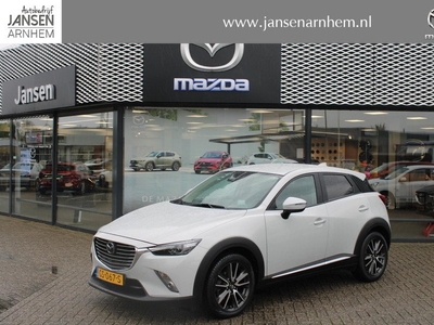 Mazda CX-3 2.0 SkyActiv-G 120 GT-M , Trekhaak, Adap.Cruise, Half Leder, Bose, Navi, Clima, Cruise, HUD, Camera, PDC, LMV 18 Inch, Stoelverwarming