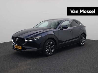 Mazda CX-30 2.0 e-SkyActiv-X M Hybrid Luxury | BOSE | LEDEREN BEKLEDING | ACHTERUITRIJCAMERA | MEMORYSEATS | HEAD UP DISPLAY | NAVIGATIE | CLIMATE CONTROL | STOELVERWARMING | STUURVERWARMING | CRUISE CONTROL | ELEKTRISCHE BEDIENBARE ACHTERKLEP |