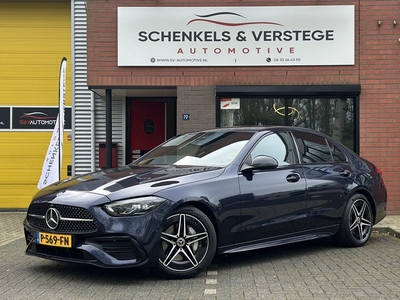 Mercedes-Benz C-Klasse 180 AMG Line / Leer / Sfeerverlichting / Org NL.