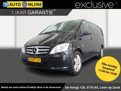 Mercedes-Benz Vito 113 CDI 320 Lang DC Luxe✅Dubbele cabine✅AUTOMAAT✅Airco✅Trekhaak