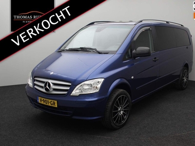 Mercedes-Benz Vito 116 CDI 343 DC Comfort 2011 4X4 | Dubbel Cabine | Airco | Trekhaak | Cruise Control | Parkeersensoren | Schuif Kantel Dak | Carplay | DAB + | Stuurwiel Bediening | Elektrische Ramen | 3 Sleutels