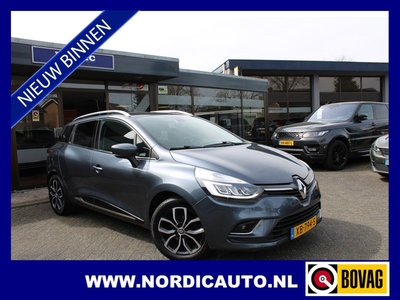 Renault Clio ESTATE 0.9 TCE LIMITED / NAVIGATIE- CLIMA- HALF LEDER DAKRAILS- LM VELGEN