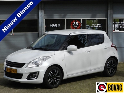 Suzuki Swift 1.2 Style Exclusive Navi half leer alcantara Stoelverwarming LMV Parelmoer lak