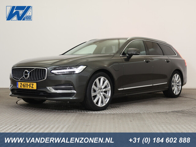 Volvo V902.0 T8 392pk AWD Hybrid Geartronic Inscription ECC NAVI LED+ ZWART.SPORT.LEDER+E