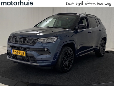 JEEP COMPASS 4XE 240PK PHEV 'S' NAVI SCHUIFDAK LEDER LED PDC CAMERA NAP