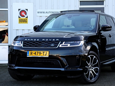 LAND ROVER RANGE ROVER SPORT 2.0 P400e HSE*BTW*Perfect Onderh.*Luchtvering/Pano/Leder/Stoelverw./LED/Meridian/Keyless Entry+Go/Dodehoek/Rijstrook/Apple Carplay-Android/Adap. Driving Beam/21 inch LM*