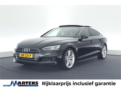 AUDI A5 Sportback 2.0 TFSI 190pk S-Tronic MHEV 2x S-Line Trekhaak Virtual Cockpit Camera Leder Stoelverwarming Panoramadak Led Navigatie