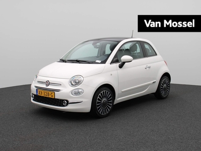 FIAT 500 0.9 TwinAir Turbo Lounge | Navi | Panoramadak | Climate Control | Parkeersensoren | Lichtmetalen Velgen |