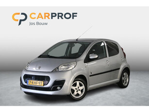 Peugeot 107 1.0 Black & Silver 68 PK. Airco | Lichtmetaal | 5-deurs | Nette auto.