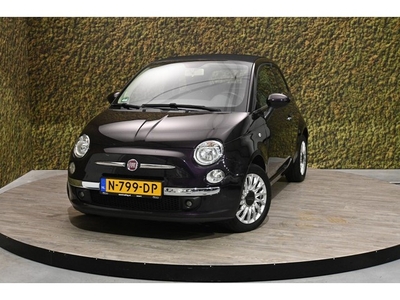 Fiat 500C 1.2 Lounge cabrio paars (bj 2013)